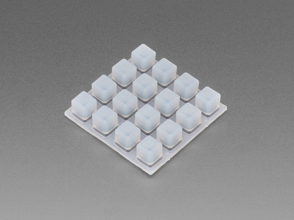 Adafruit NeoTrellis Elastomer 4x4